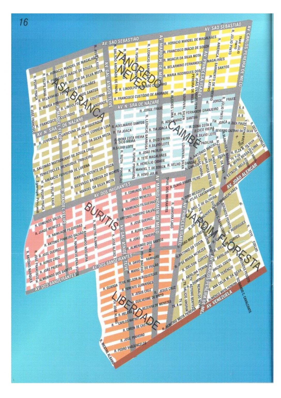 Mapa da Cidade Rodoviária Internacional de Boa Vista RR
